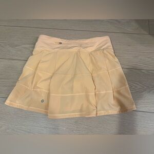Lululemon Pace Rival Mid-Rise Skirt Summer Glow size 4
